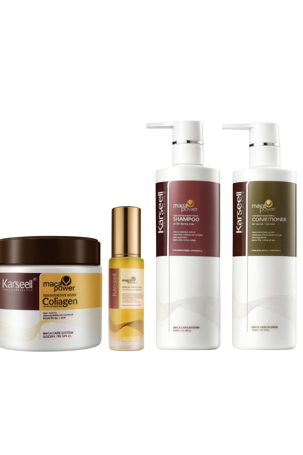 Karseell Collagen Haircare Combo – Shampoo, Conditioner, Mask & Oil (Full Set)