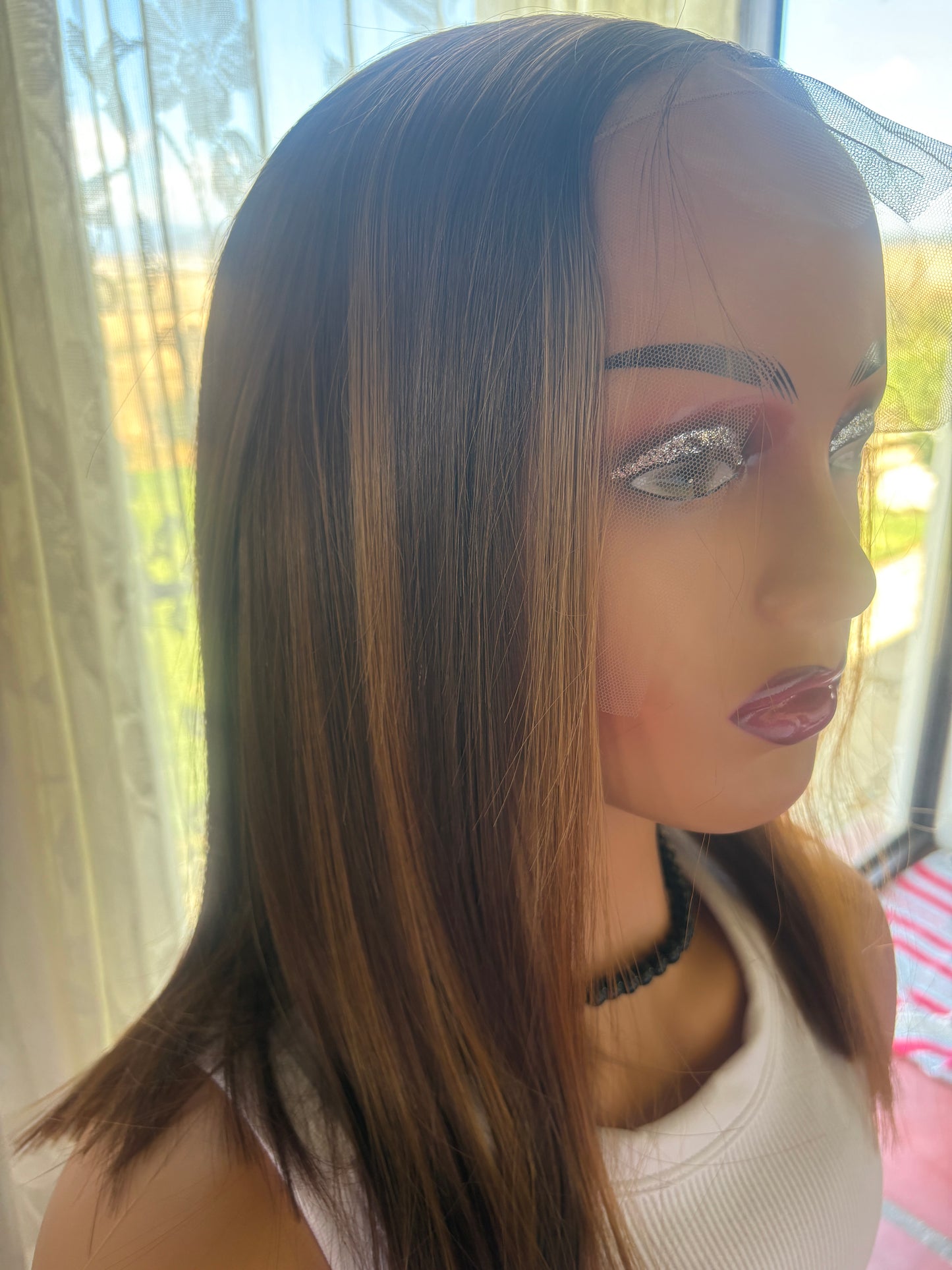 Honey Blonde Human Hair Lace Frontal – 14 Inch | 200% Density | 13x4 Glueless