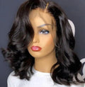 12-Inch Medium Length Curly Wig – Soft Synthetic with Silk Mid Section