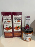 Dr Comely Batana Oil Hair Growth Combo – Shampoo, Conditioner, Mask & Oil (4-Step Set)