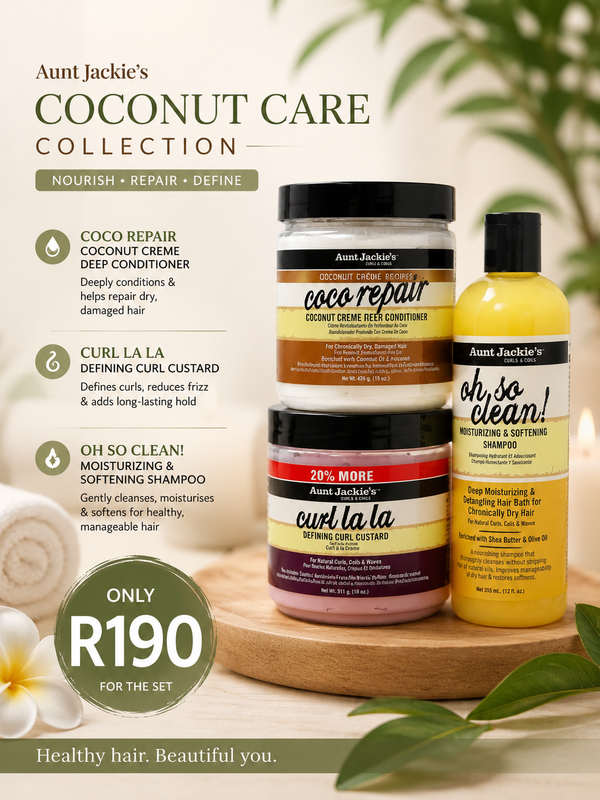Aunt Jackie’s Natural Hair Combo (3-in-1) – Moisture, Repair & Curl Definition