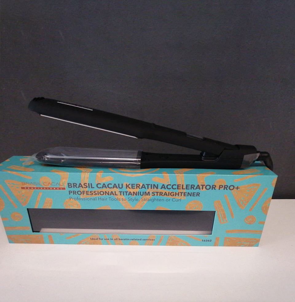 Brasil Cacau 38mm Professional Titanium Hair Straightening Flat Iron