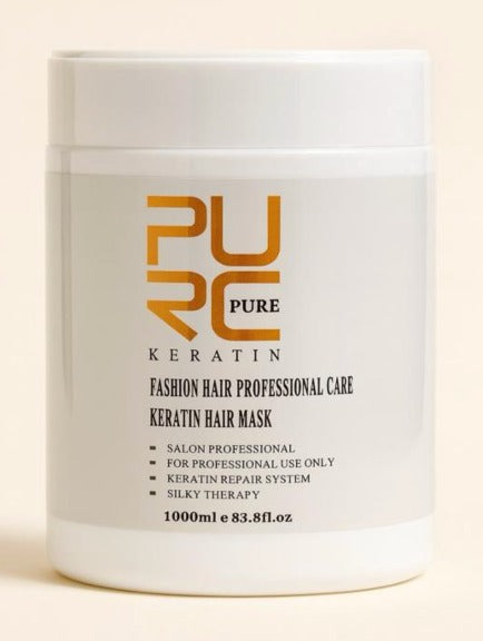 Pure Keratin Hair Mask 1000ml – Deep Repair & Smooth Finish