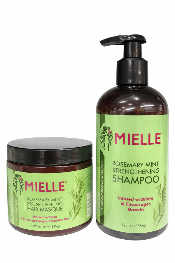 Mielle Strength & Growth Combo | Shampoo + Repair Mask