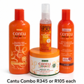 Cantu Natural Hair Combo Set (4-in-1) – Moisture, Curl Definition & Shine