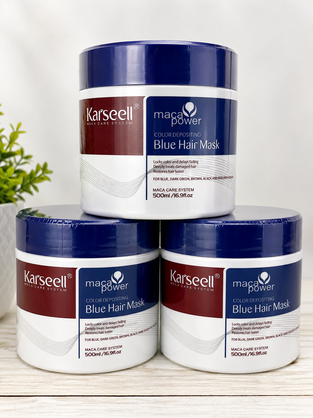 Karseell Maca Power Blue Hair Mask 500ml