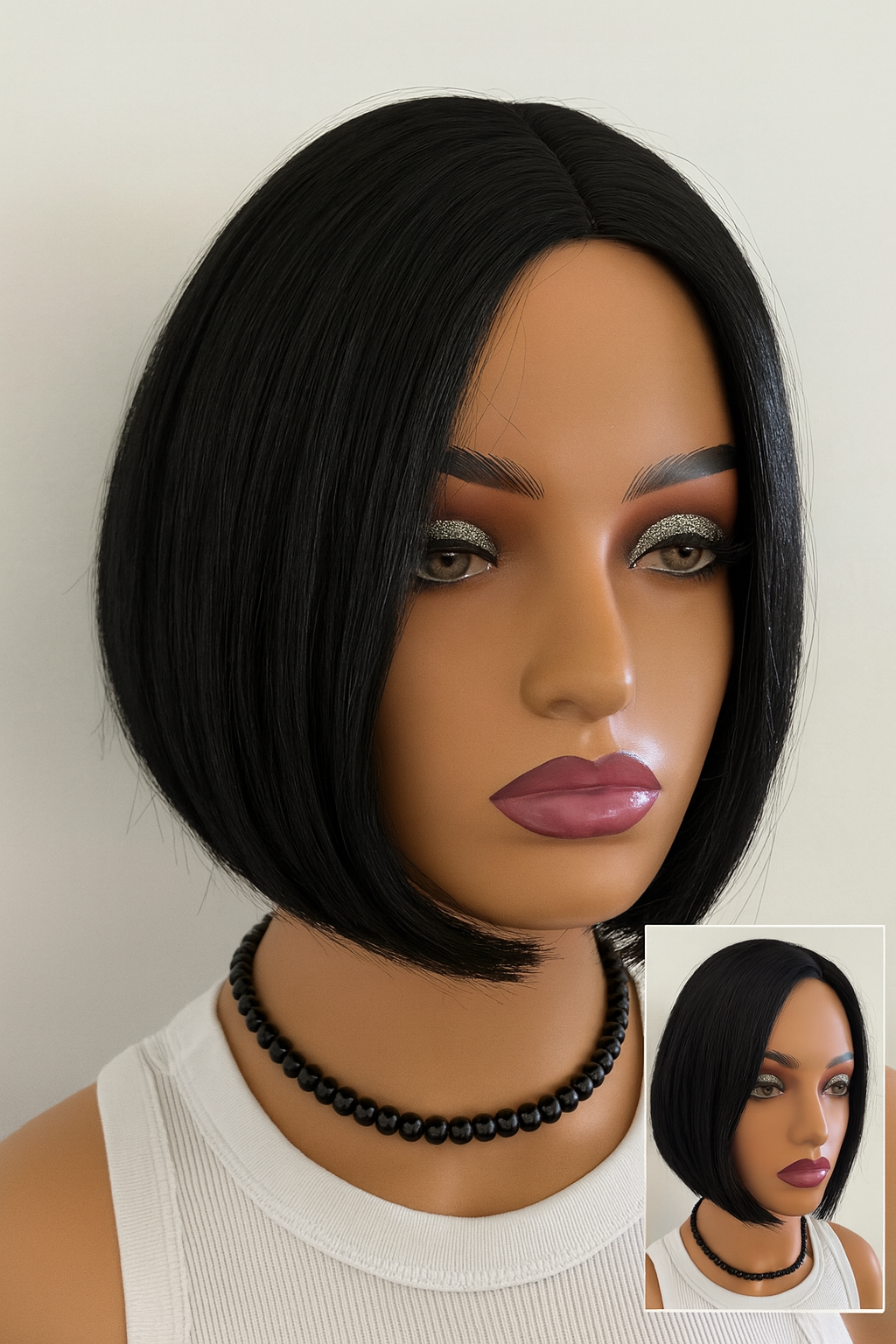 Short Side Part Synthetic Bob Wig – Soft and Elegant