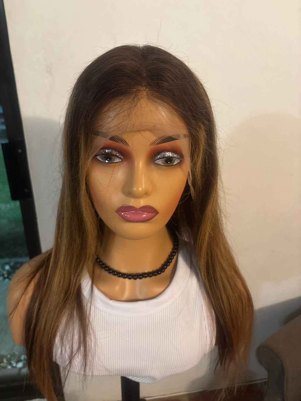 26” Honey Blonde Blended Wig – 200% Density, 13×4 HD Lace