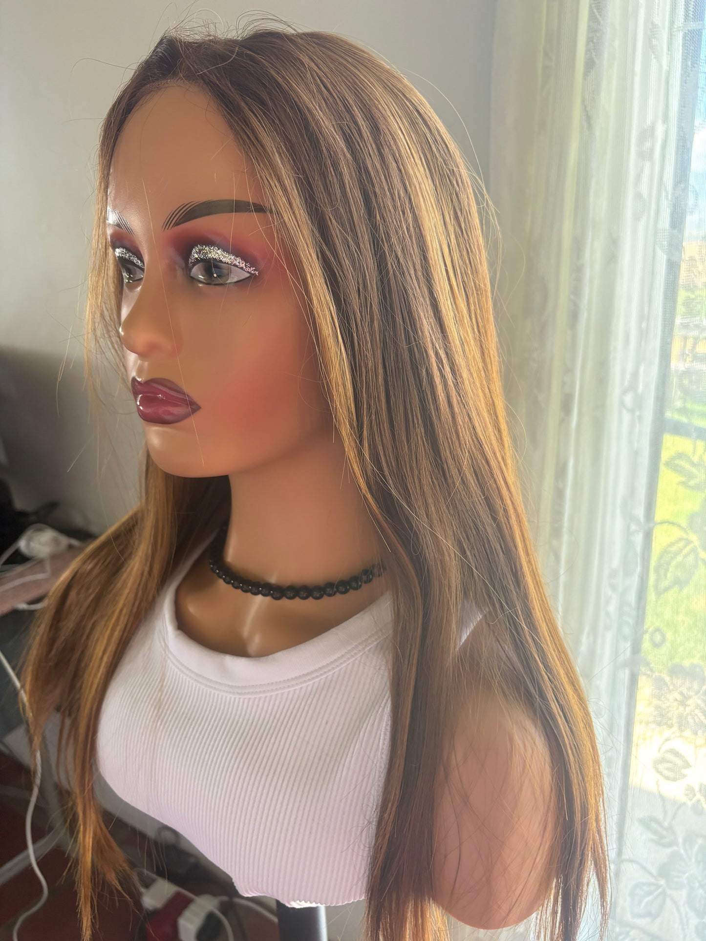 Human Hair Lace Frontal16 Inch | 200% Density 5.5 | Glueless