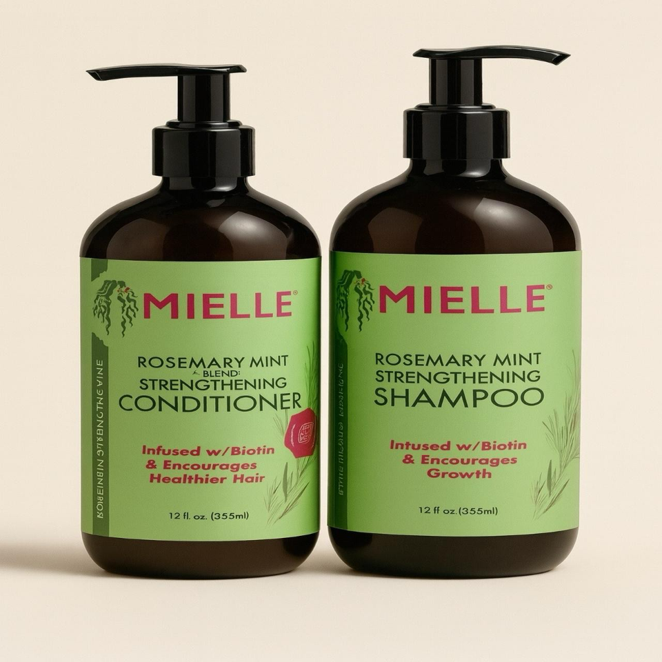 Mielle Rosemary Mint Strengthening Shampoo & Conditioner (355ml each)