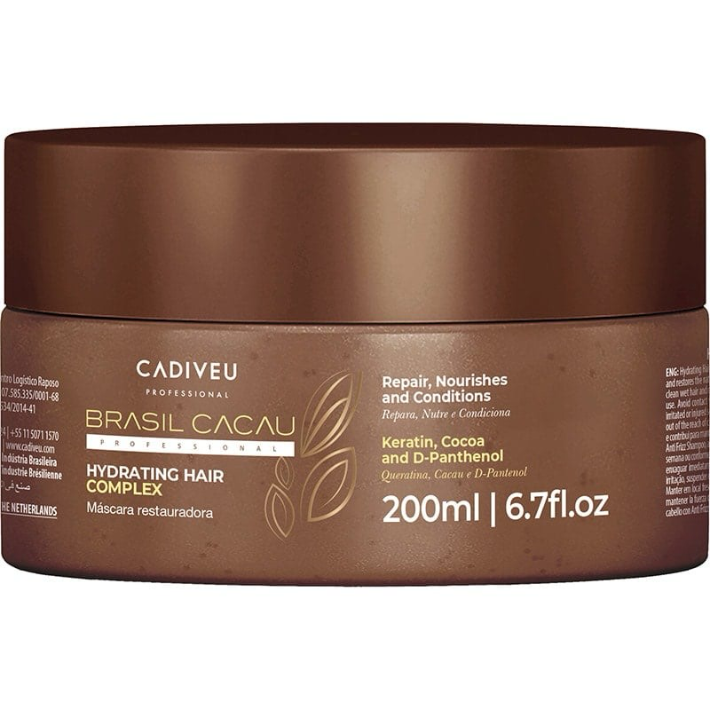 Brasil Cacau Hydrating Mask 200ml – Anti-Frizz Deep Treatment