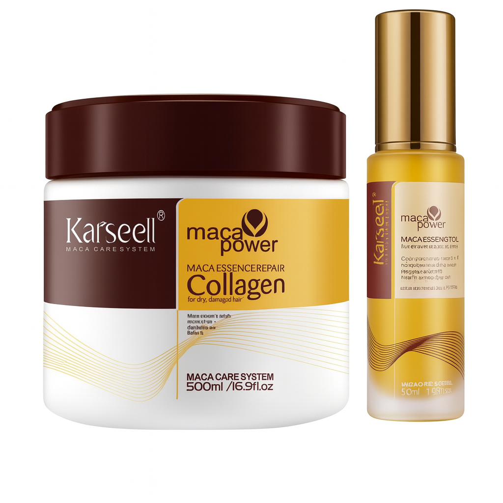 Karseell Collagen 500ml & Maca Essence Oil 50ml Combo