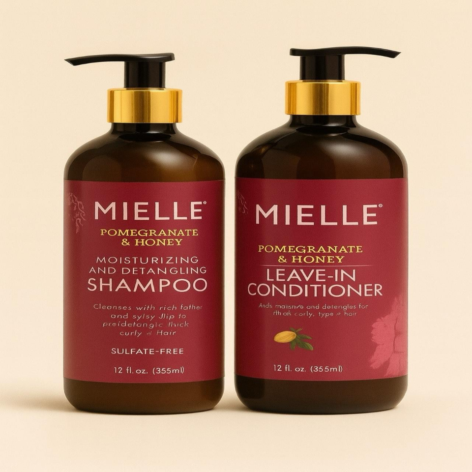 Mielle Pomegranate & Honey Sulphate-Free Shampoo & Conditioner Combo (355ml each)
