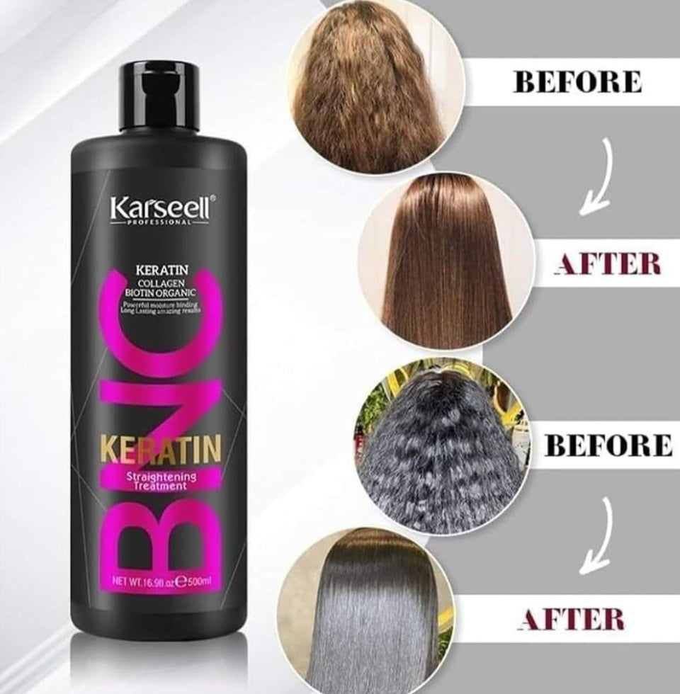 Keratin Smoothing Treatment – Professional Salon Formula (500ml)