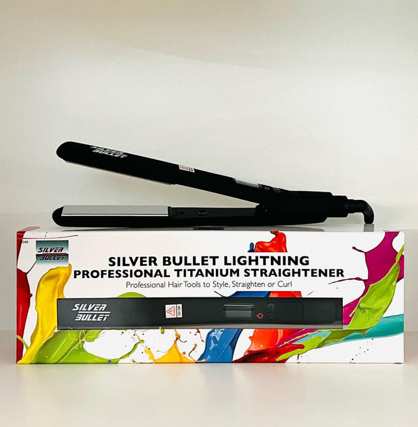 Silver Bullet Lightning Professional Titanium Hair Straightener