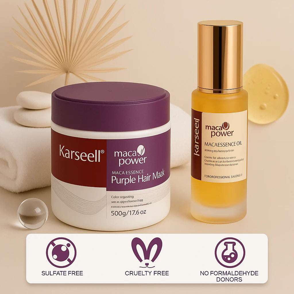 Karseell Purple Mask + Oil Duo (Anti-Brass) | Hair & Beauty SA